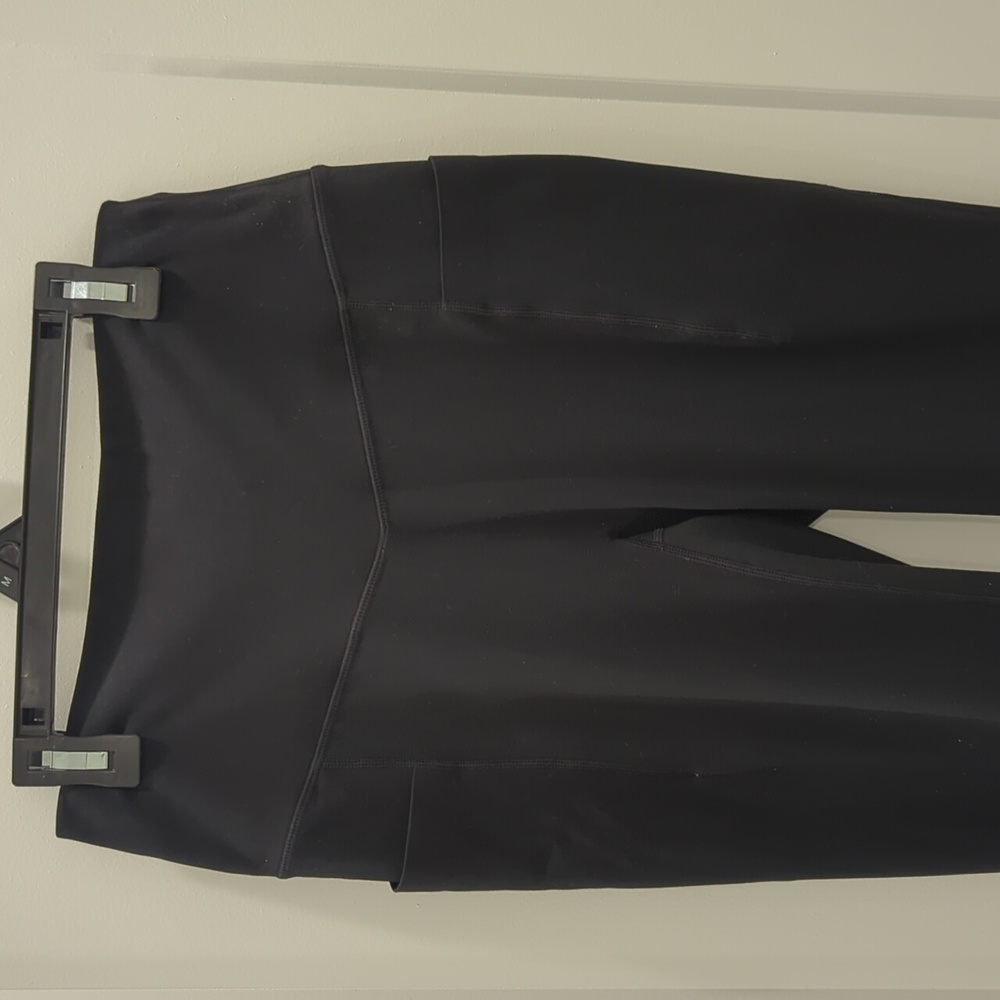 POPFLEX Supersculpt™ Flared Leggings with Pockets (Black) - Picture 3 of 10